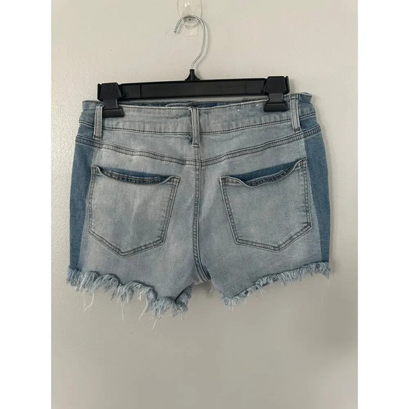 Altard State Two Tone High Rise Cut Off Shorts sz 28 - Picture 2 of 2